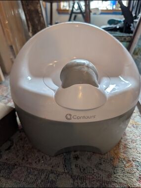 Kids Potty Training Seat in White and Gray